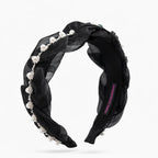 Sadie Pleated Pearl Headband