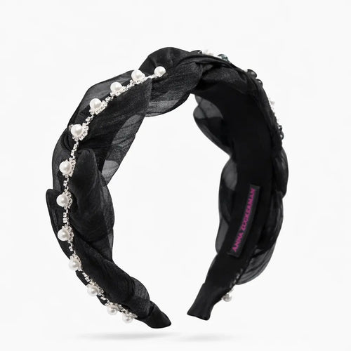 Sadie Pleated Pearl Headband