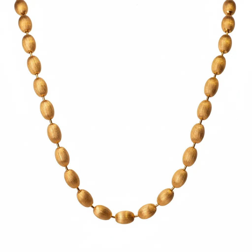 Saffron Choker in Gold