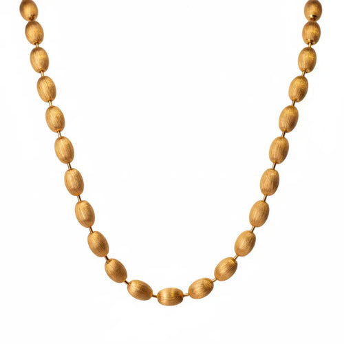 Saffron Choker in Gold