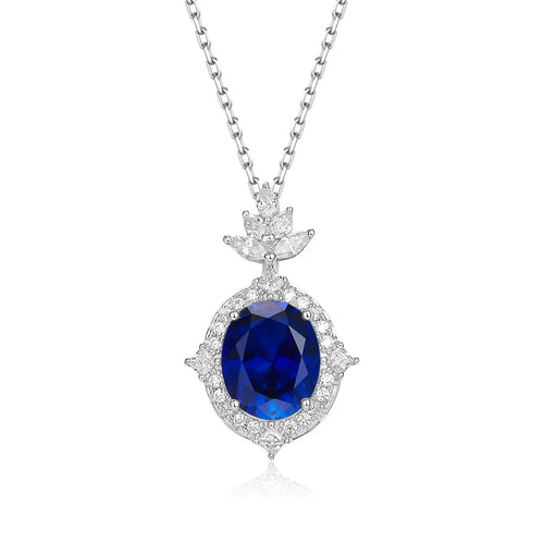 Santana Necklace in Blue Sapphire