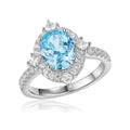 Santana Ring in Aquamarine