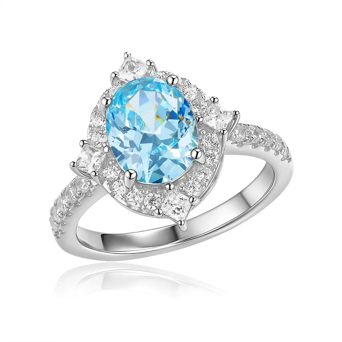 Santana Ring in Aquamarine
