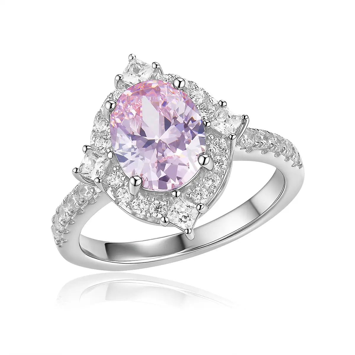 Santana Ring in Argyle Pink