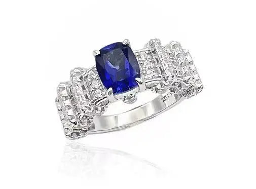 Sapphire Kiss Ring
