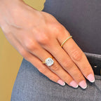 Sasha 6 Carat Skinny Solitaire Ring