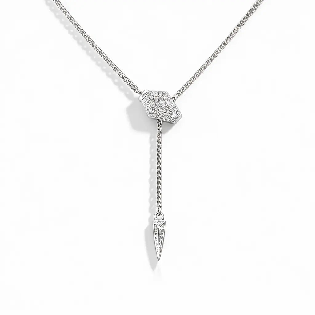 Serpentina Lariat In Platinum