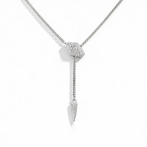 Serpentina Lariat In Platinum
