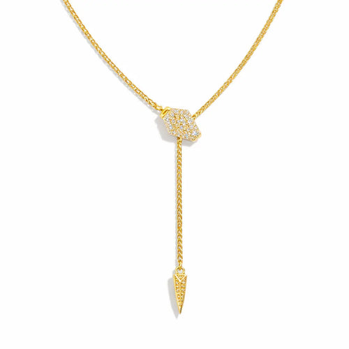 Serpentina Lariat In Yellow Gold