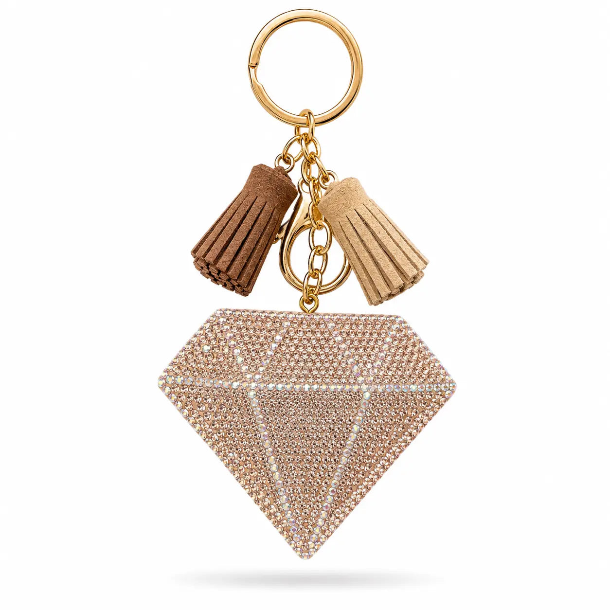 Show your Cards Diamon Charm in Beige