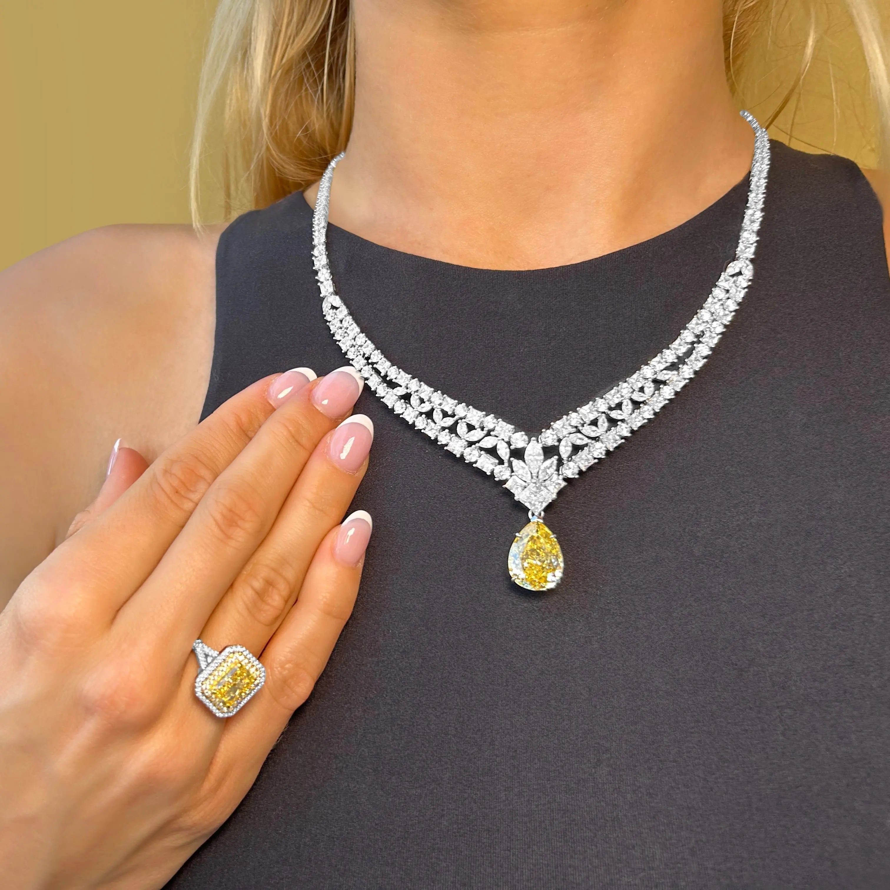 Siena Canary Ring
