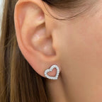 Siena Heart Studs by AZ Essentials