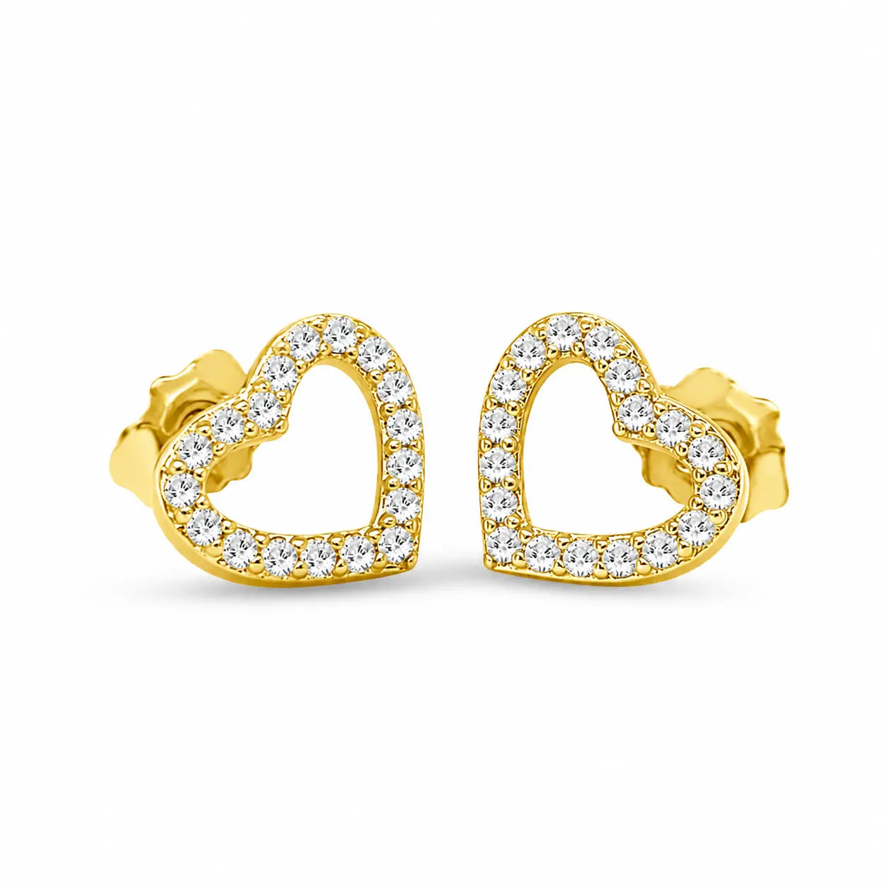Siena Heart Studs by AZ Essentials