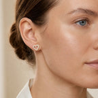 Siena Heart Studs by AZ Essentials