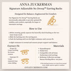 Bethenny Frankel x Anna Zuckerman Just Like Diamonds 4 Carat Studs
