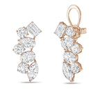 Lab Grown Multi-Cut Diamond Ear Crawlers