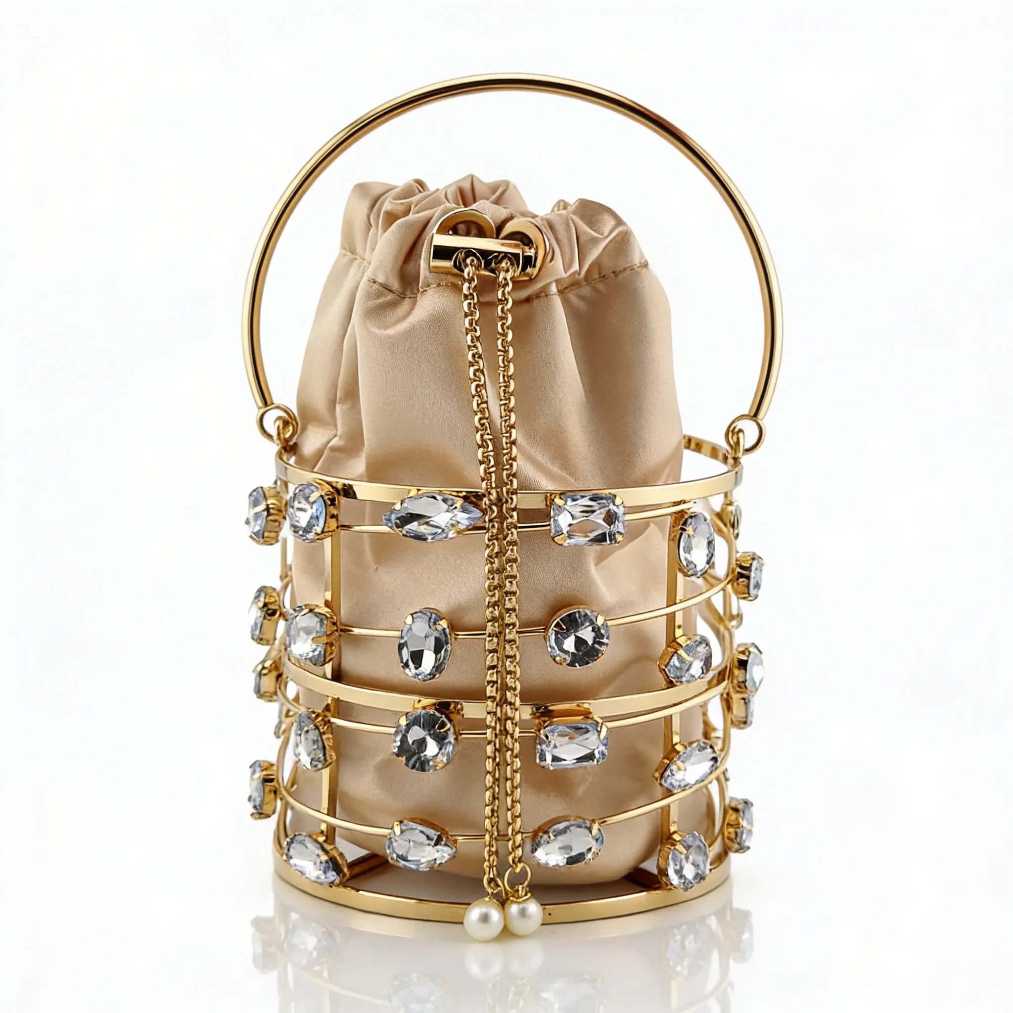 Starlit Gold Mini Handbag