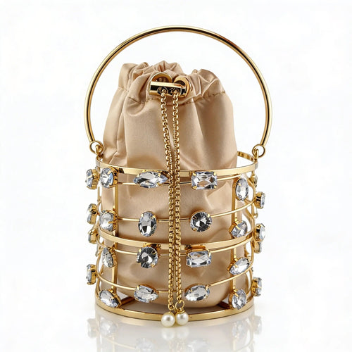 Starlit Gold Mini Handbag