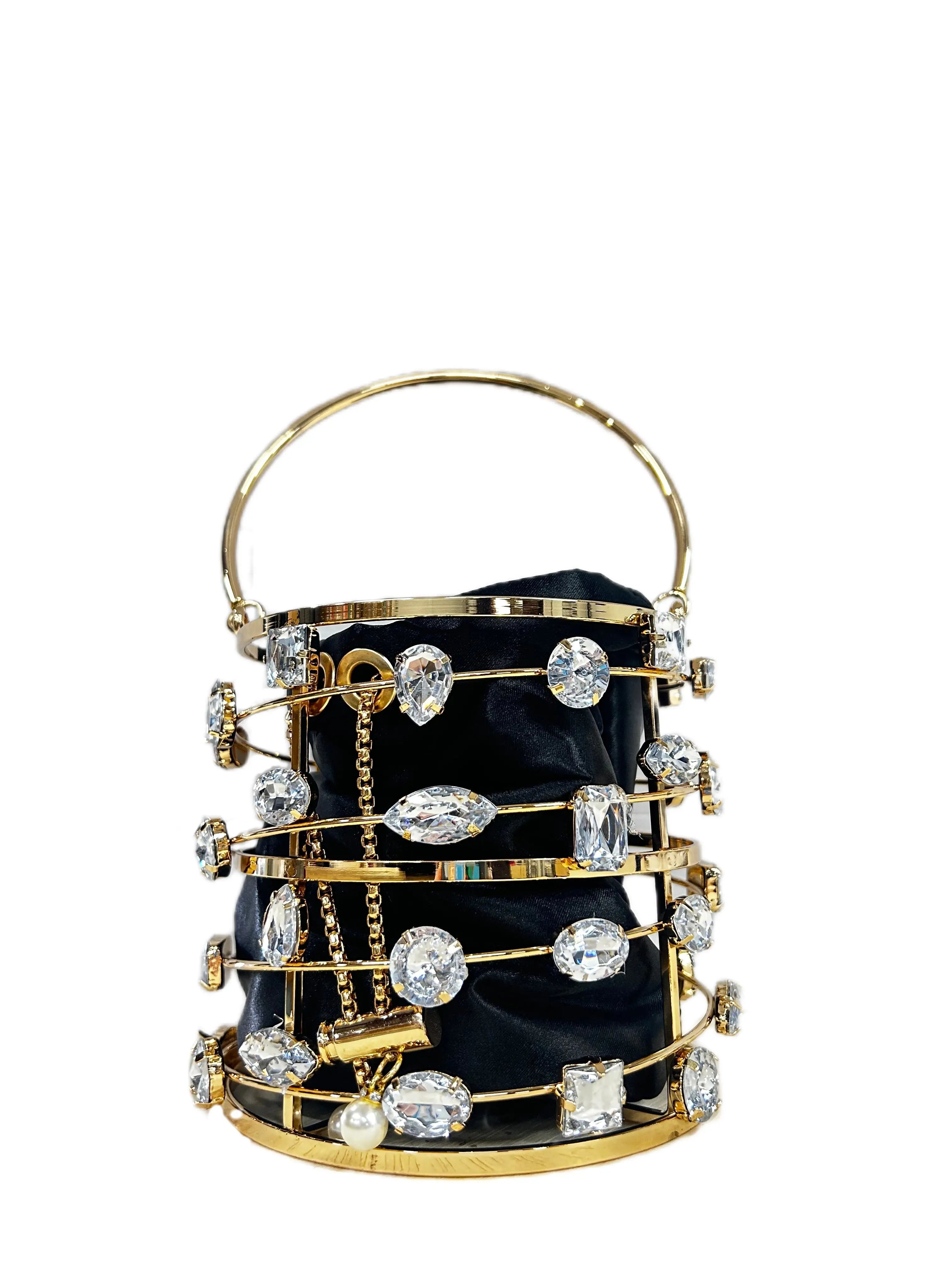 Starlit Gold Mini Handbag