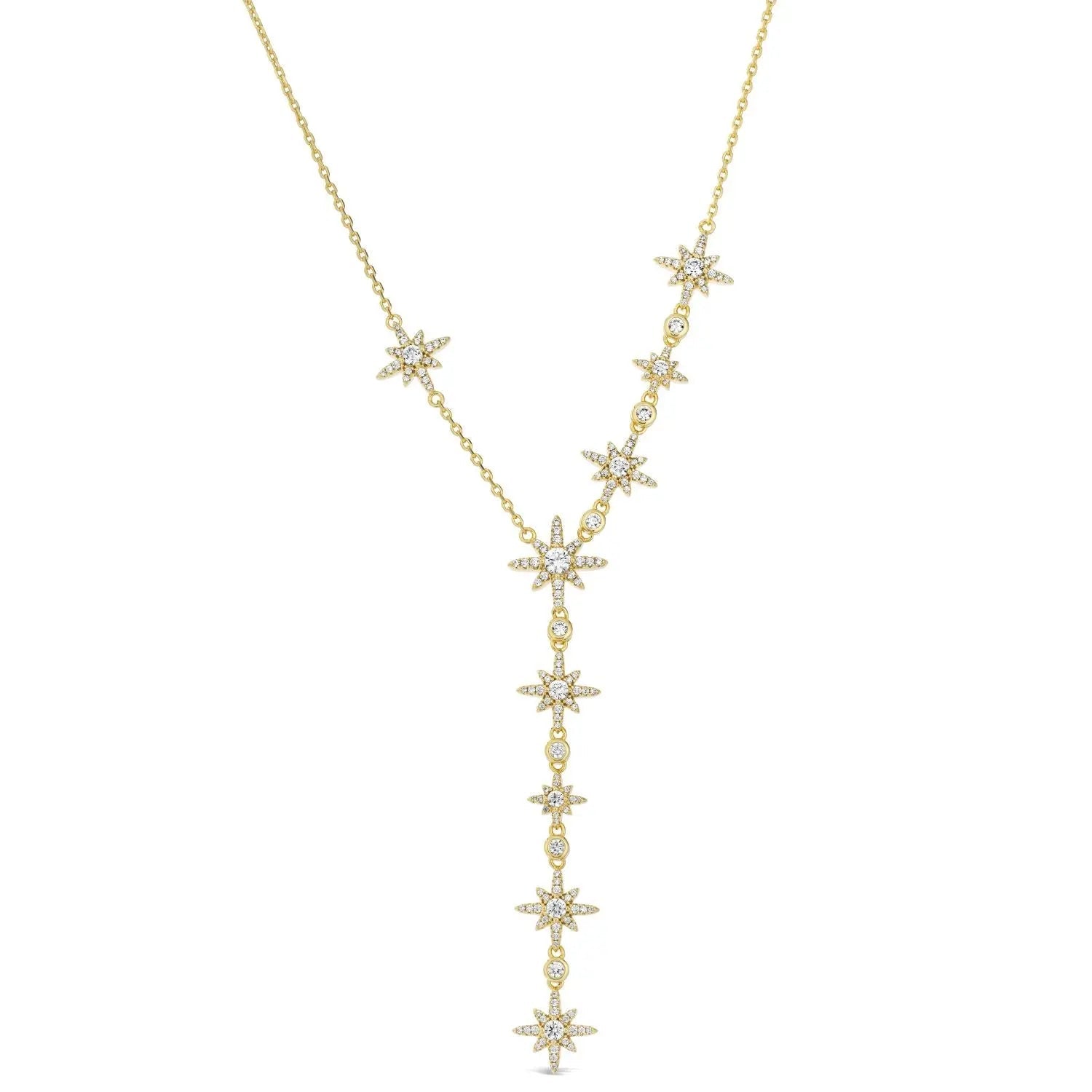 Starry Night Lariat in Gold