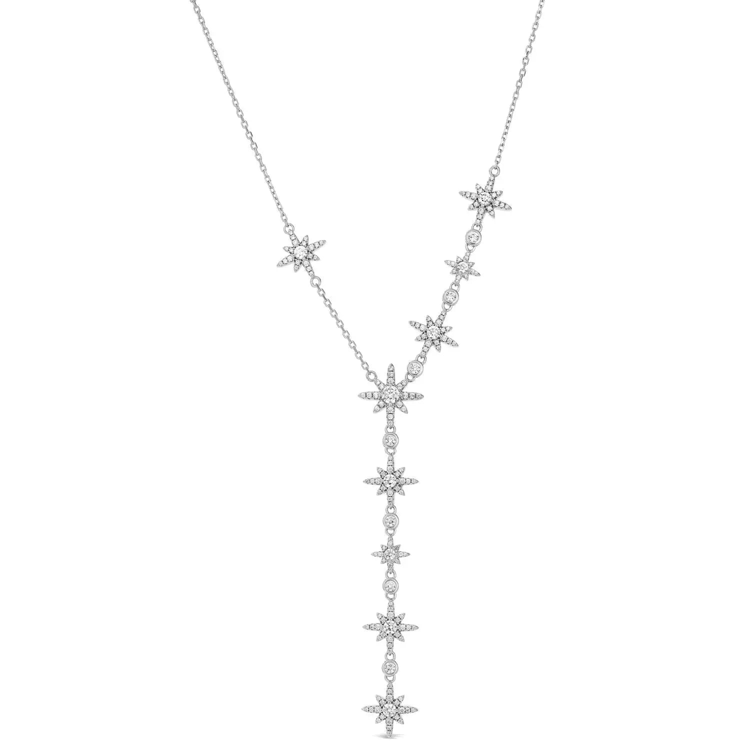 Starry Night Lariat in Platinum
