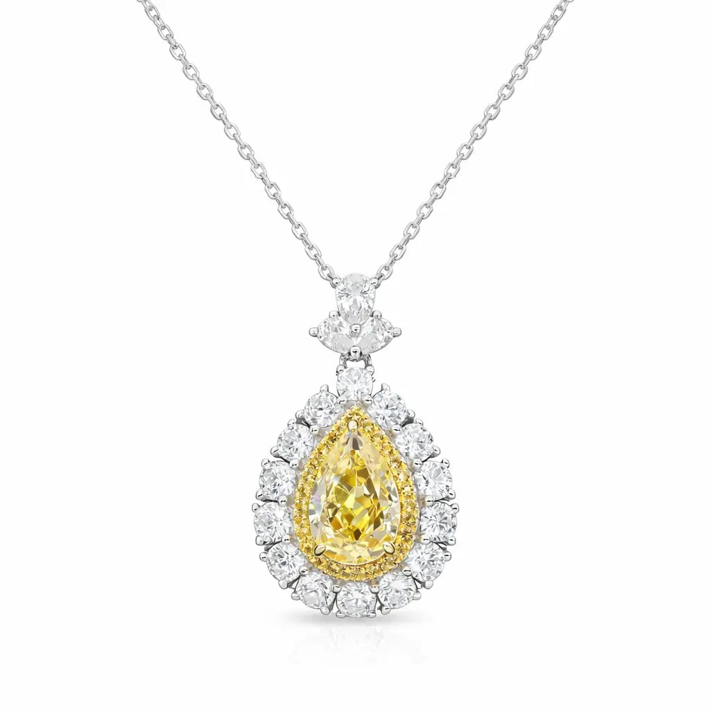 Sunny Isles Necklace in Canary Crystalline