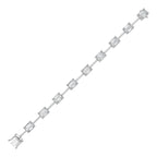 Lab-Grown Emerald-Cut Diamond Station Bracelet