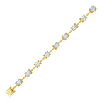Lab-Grown Emerald-Cut Diamond Station Bracelet