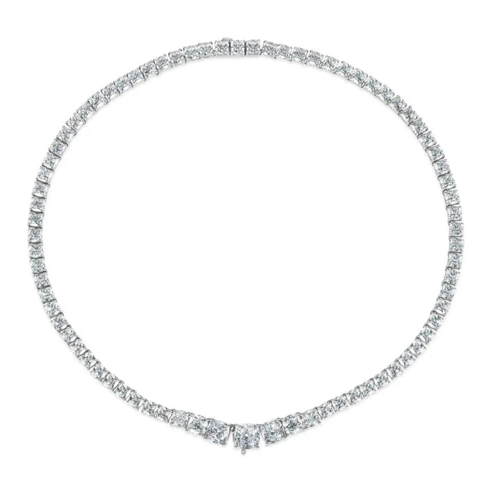 Tennis Necklace with Clasp for Pendant