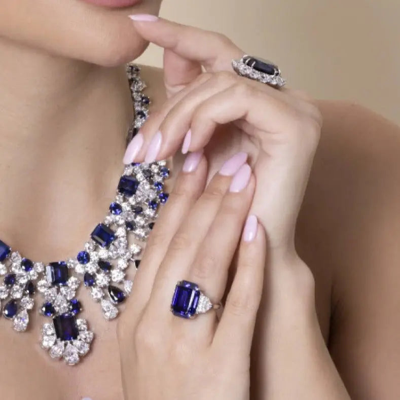 The Hamptons Cocktail Ring in Argyle Pink