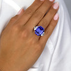 The Hamptons Cocktail Ring in Tanzanite