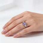 The Margaux Ring in Amethyst