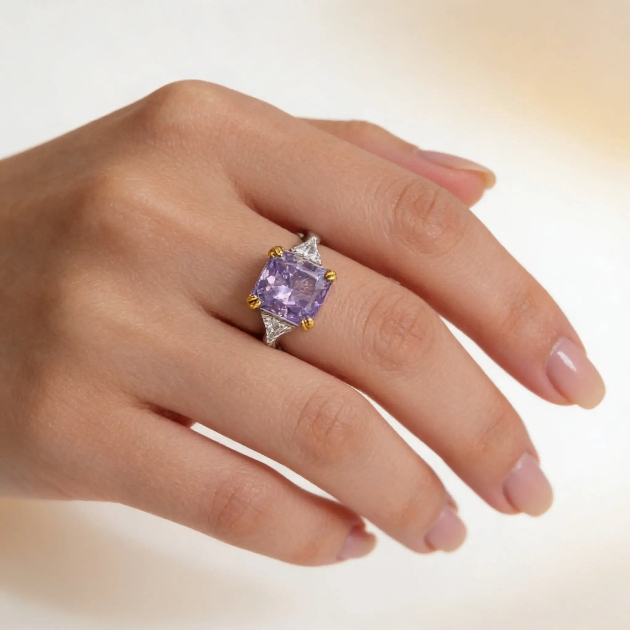 The Margaux Ring in Amethyst
