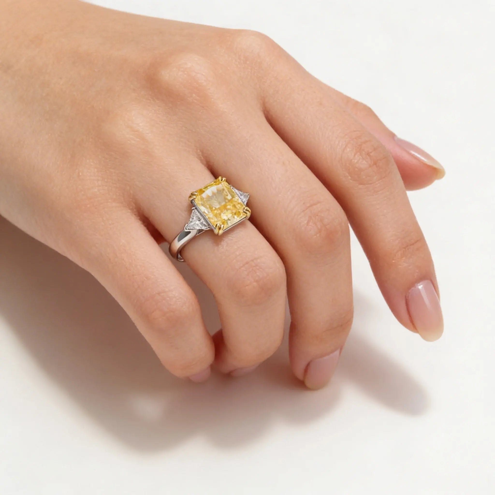 The Margaux Ring in Canary Yellow