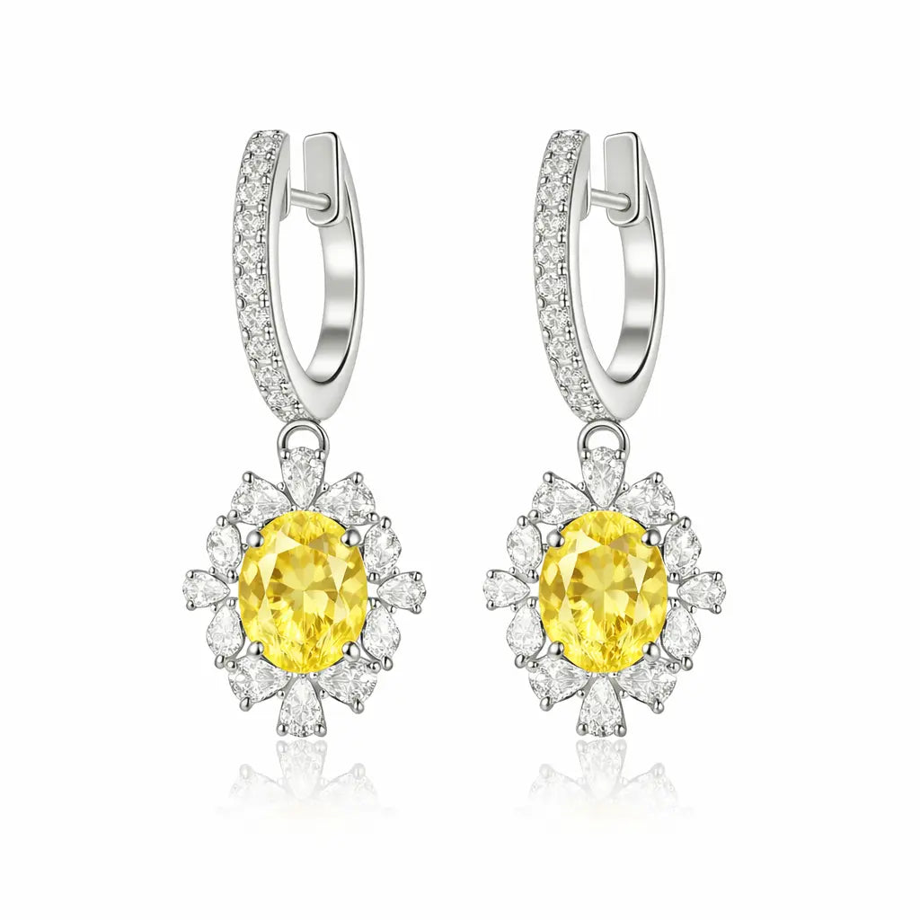 Tu Tu Tango Earrings in Canary Yellow