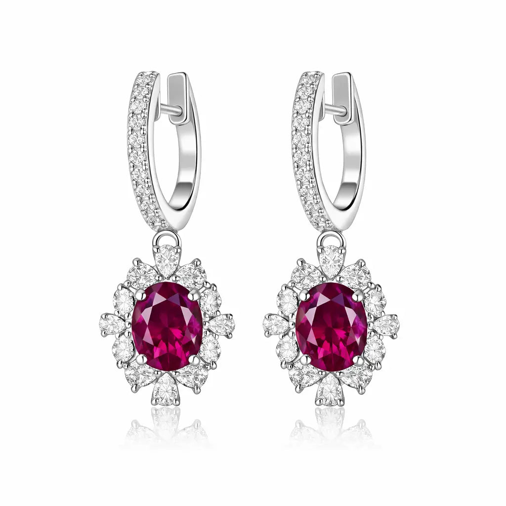 Tu Tu Tango Earrings in Ruby