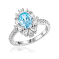 Tu Tu Tango Ring in Aquamarine