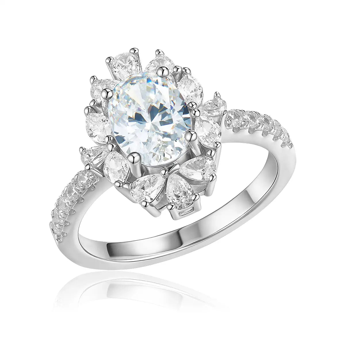 Tu Tu Tango Ring in White Diamond