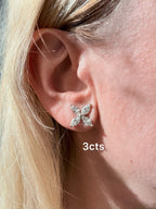 Lab-Grown Diamond Clover Stud Earrings