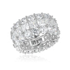 Unforgettable 3 Row Eternity Ring
