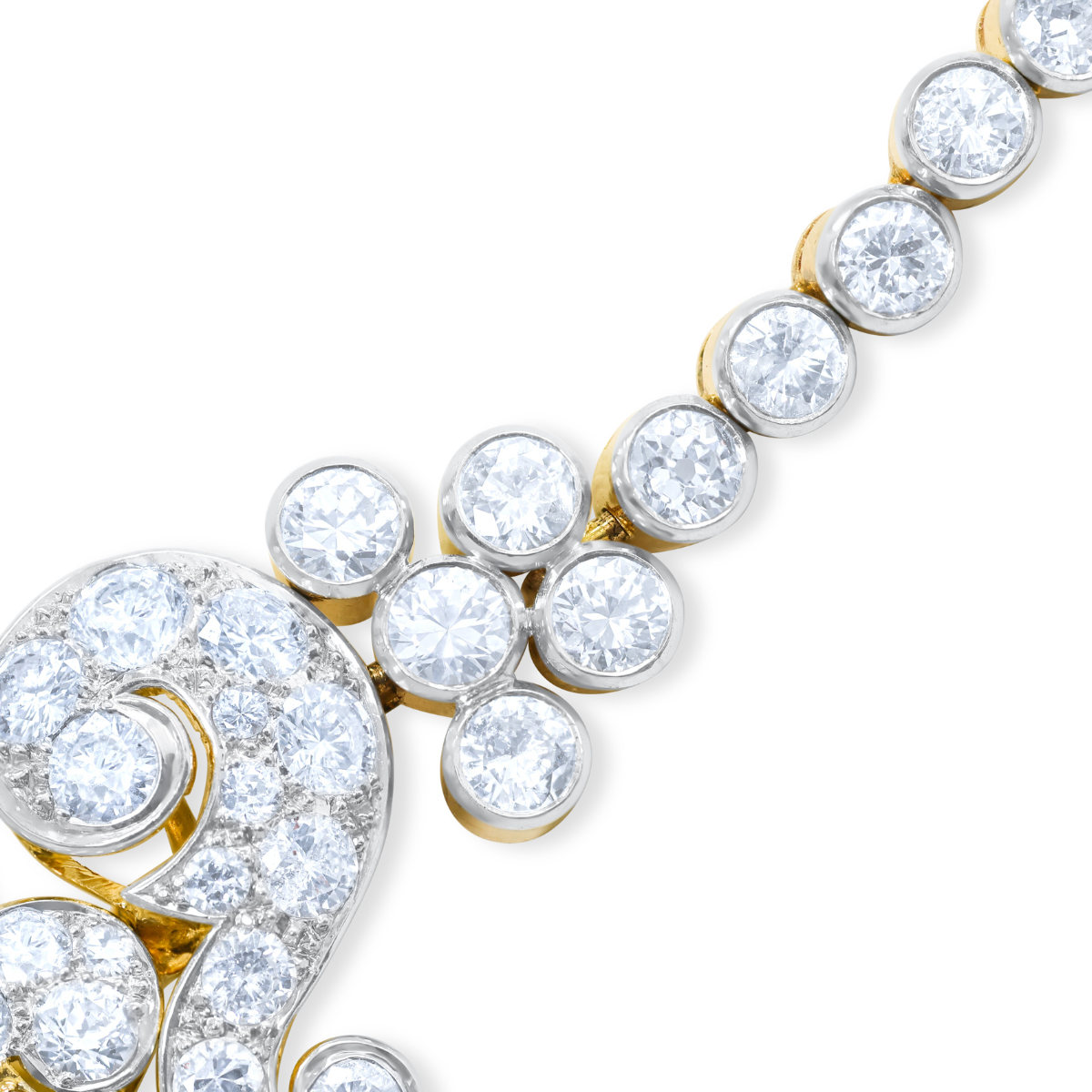 Aquamarine Diamond Necklace