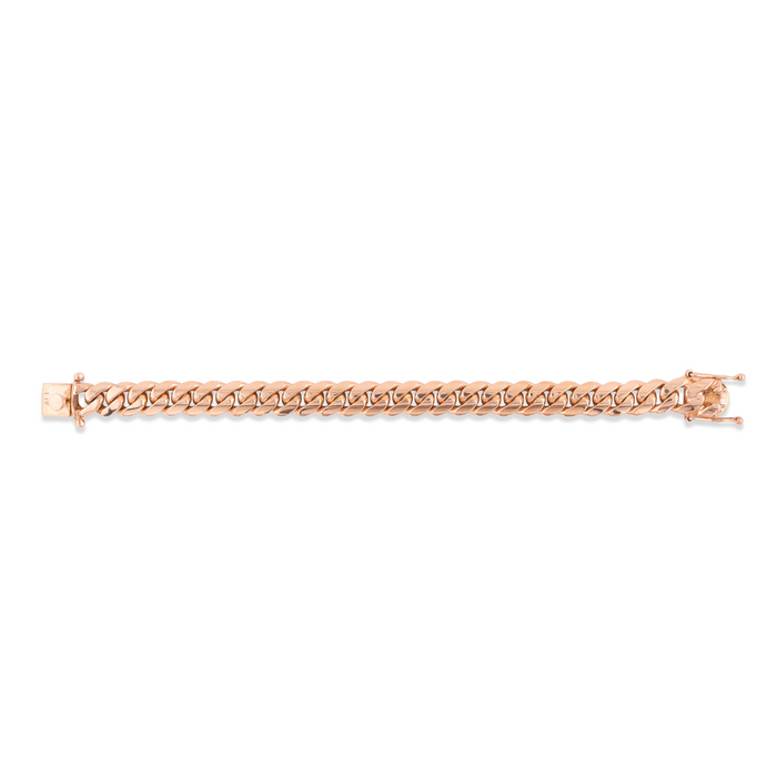 Rose Gold Cuban Link Bracelet