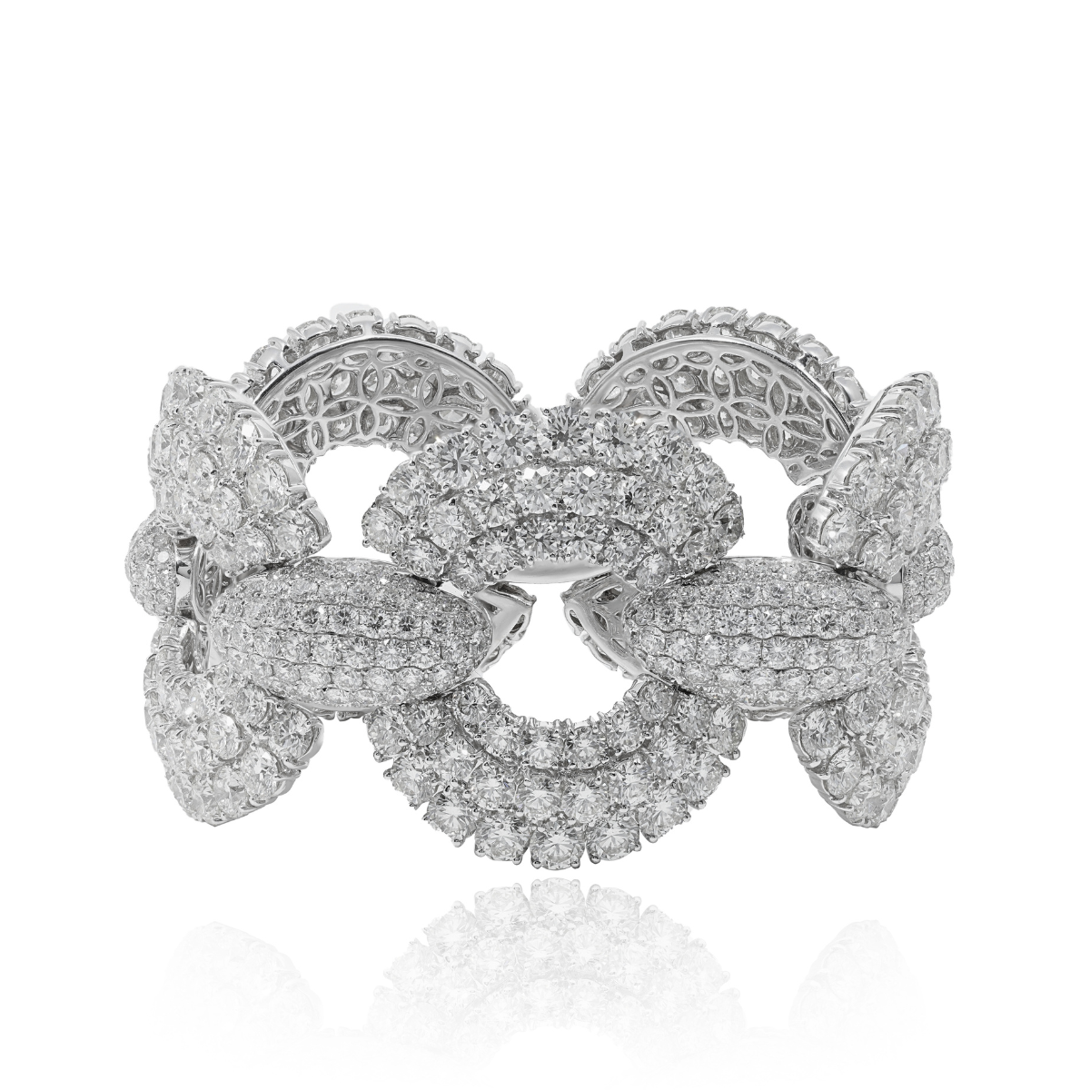Diamond Circle Pave Bracelet