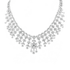 92cts Diamond Flower Necklace
