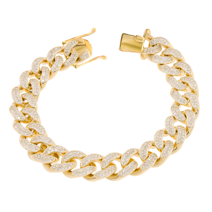 Pave Cuban Link Bracelet