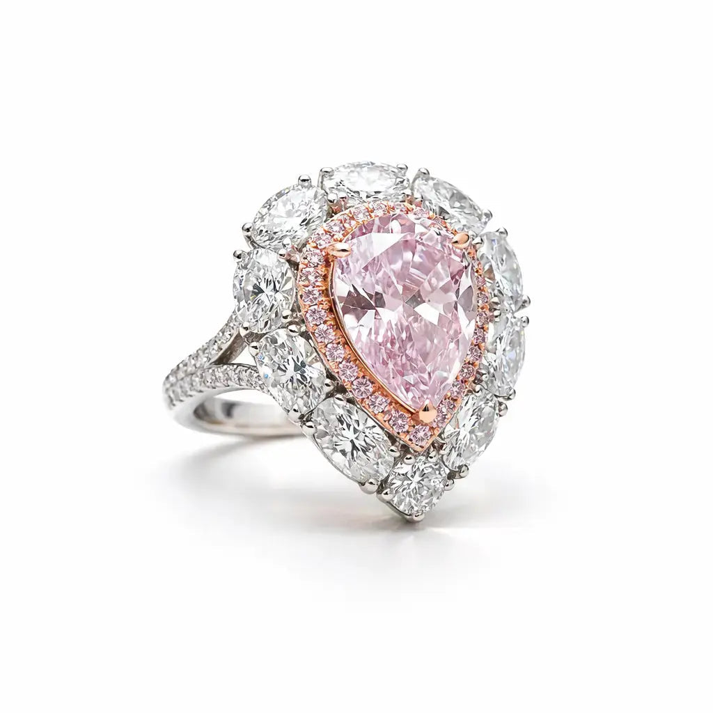 Versailles Pink Diamond Сrystalline Ring