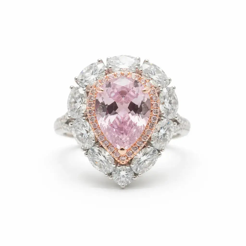 Versailles Pink Diamond Сrystalline Ring