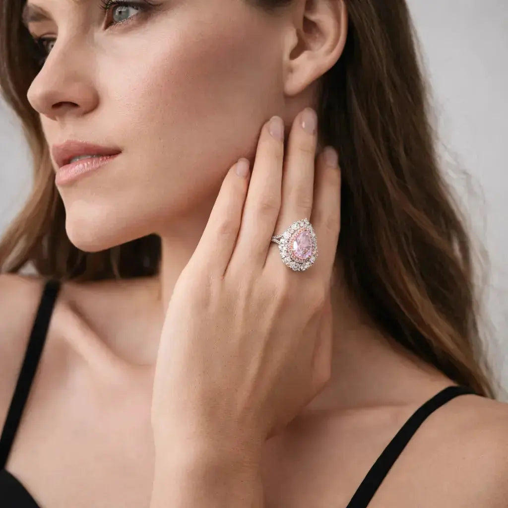 Versailles Pink Diamond Сrystalline Ring
