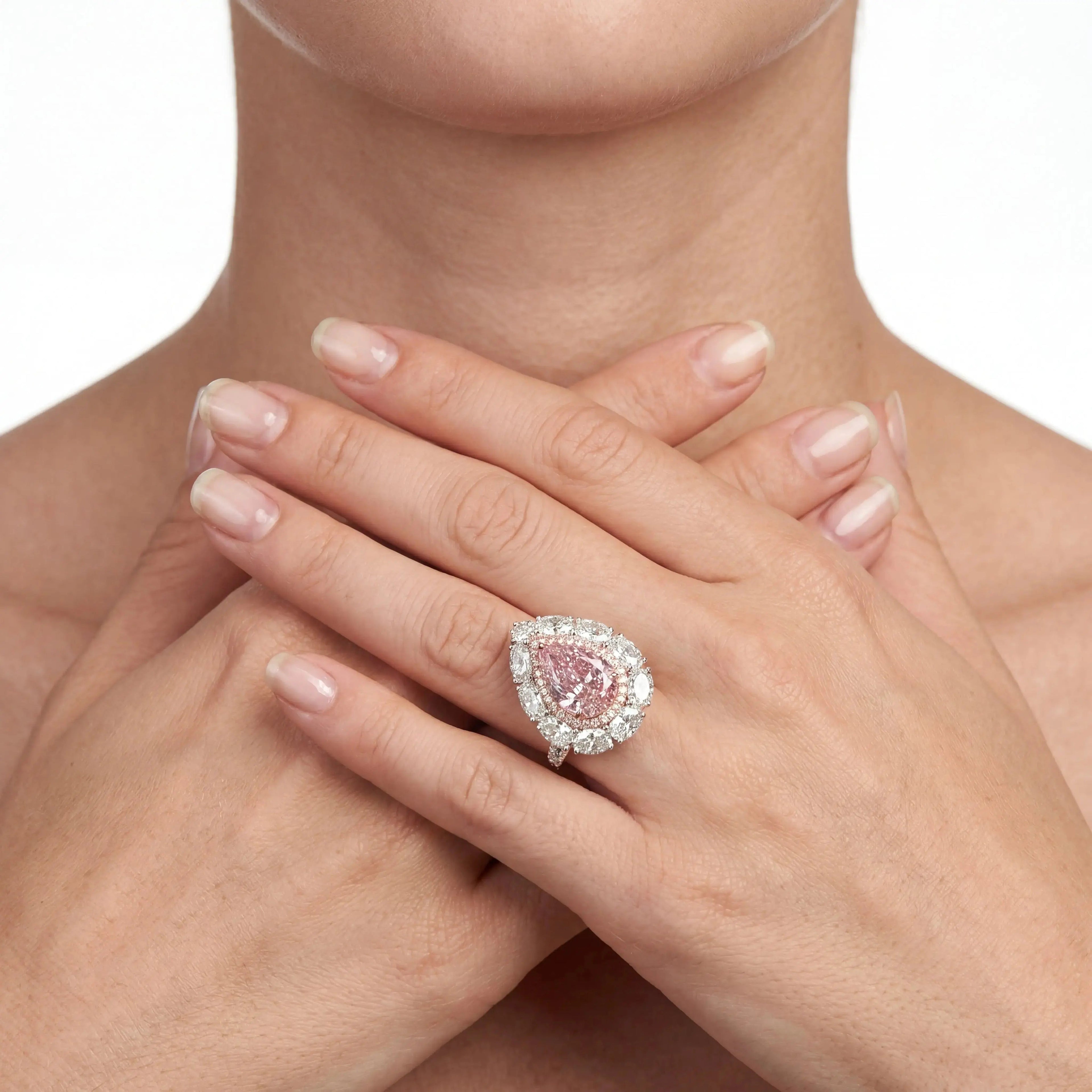 Versailles Pink Diamond Сrystalline Ring