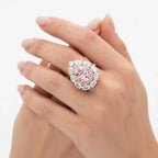 Versailles Pink Diamond Сrystalline Ring